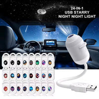 Adjustable Galaxy Star Projector Lamp