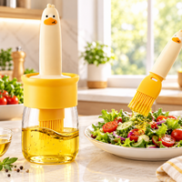 Duck-Shaped Oil Dispenser Brush – Mess-Free, Precise & Easy Oil Application