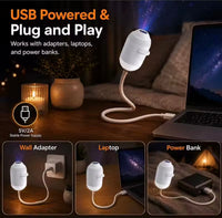 Adjustable Galaxy Star Projector Lamp