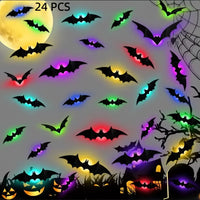 3D Bat LED Wall Decal