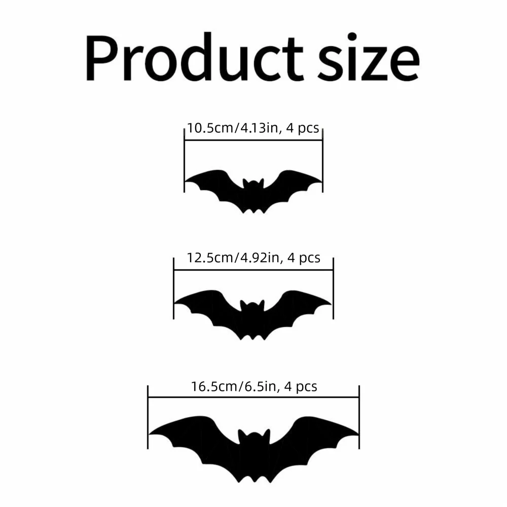 3D Bat LED Wall Decal