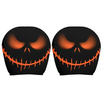 Grim Reaper Skull Car Headrest Covers
