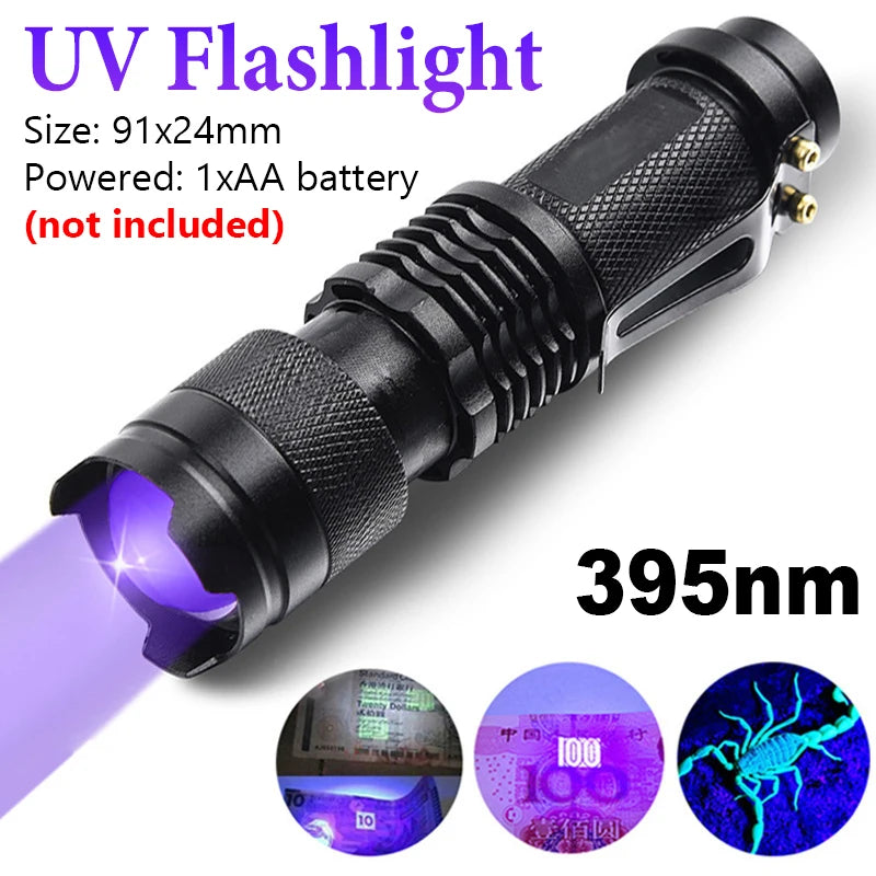 UV Flashlight Mini Inspection Tool