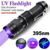 UV Flashlight Mini Inspection Tool