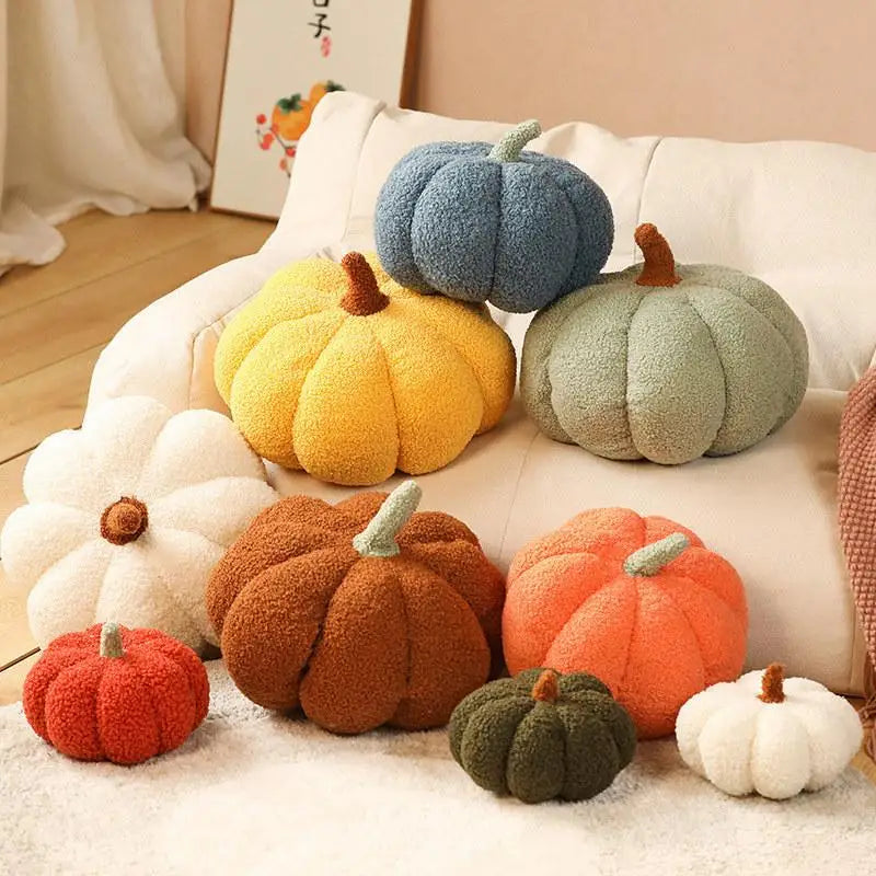 Plush Pumpkin Decorative Cushion 23CM
