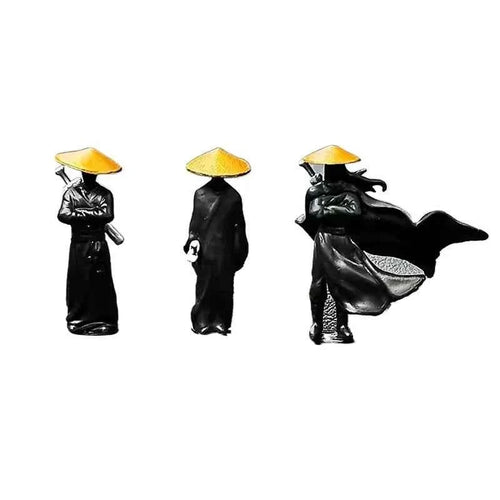 Samurai Style Mini Resin Figurine