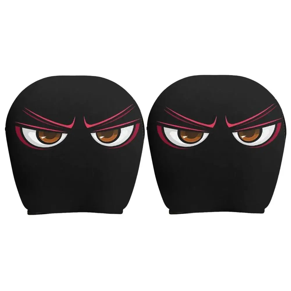 Grim Reaper Skull Car Headrest Covers