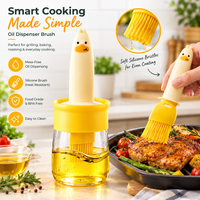 Duck-Shaped Oil Dispenser Brush – Mess-Free, Precise & Easy Oil Application